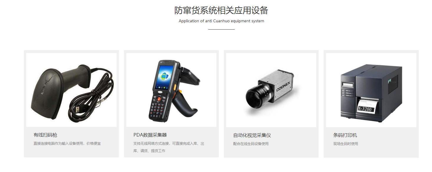 防偽防竄貨系統